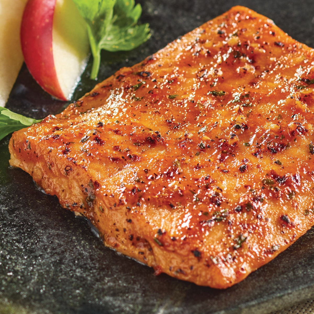 Pink Salmon in Applewood and Maple Sauce
