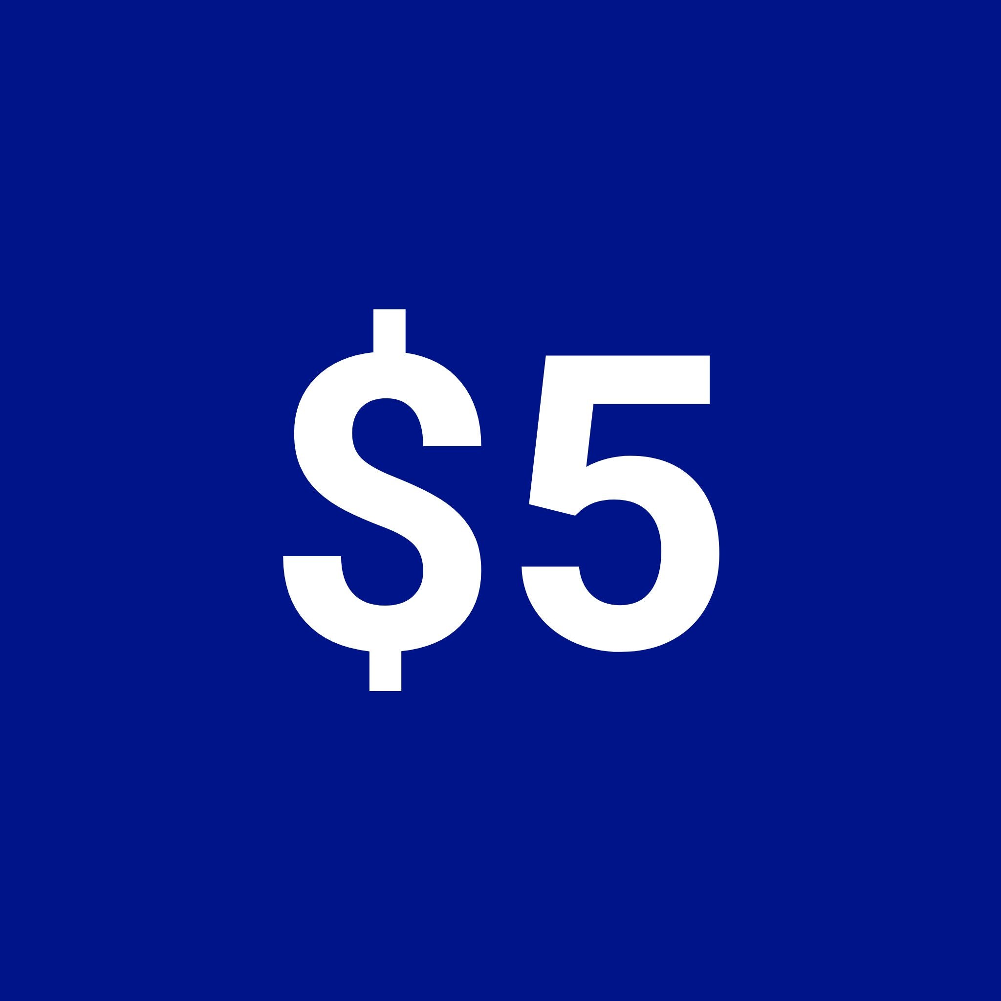 Under $5