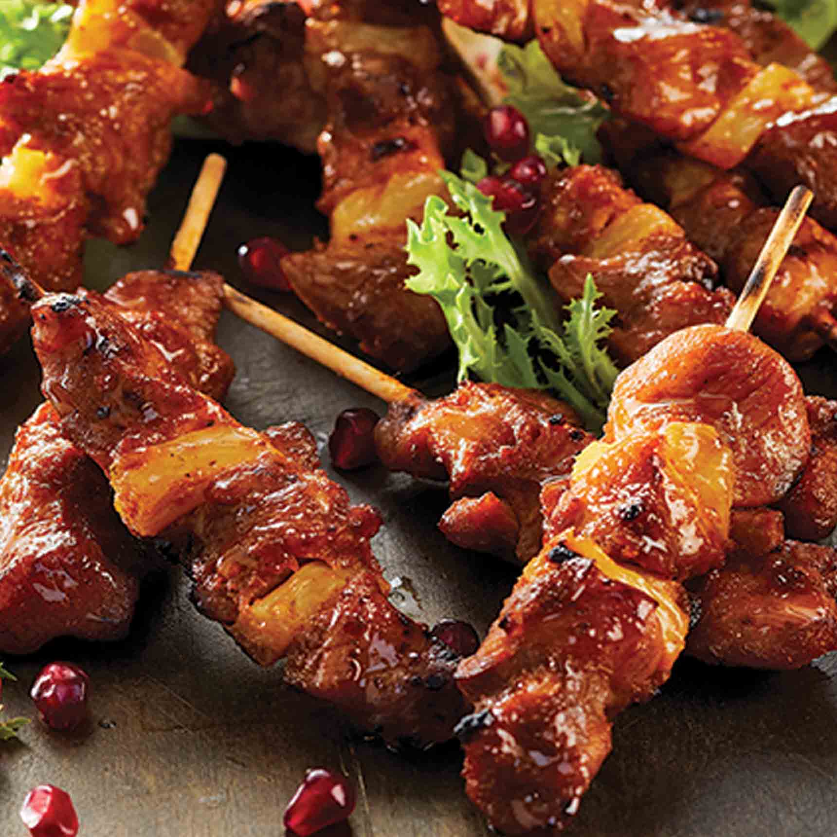 Chicken and Pineapple Mini-Skewers