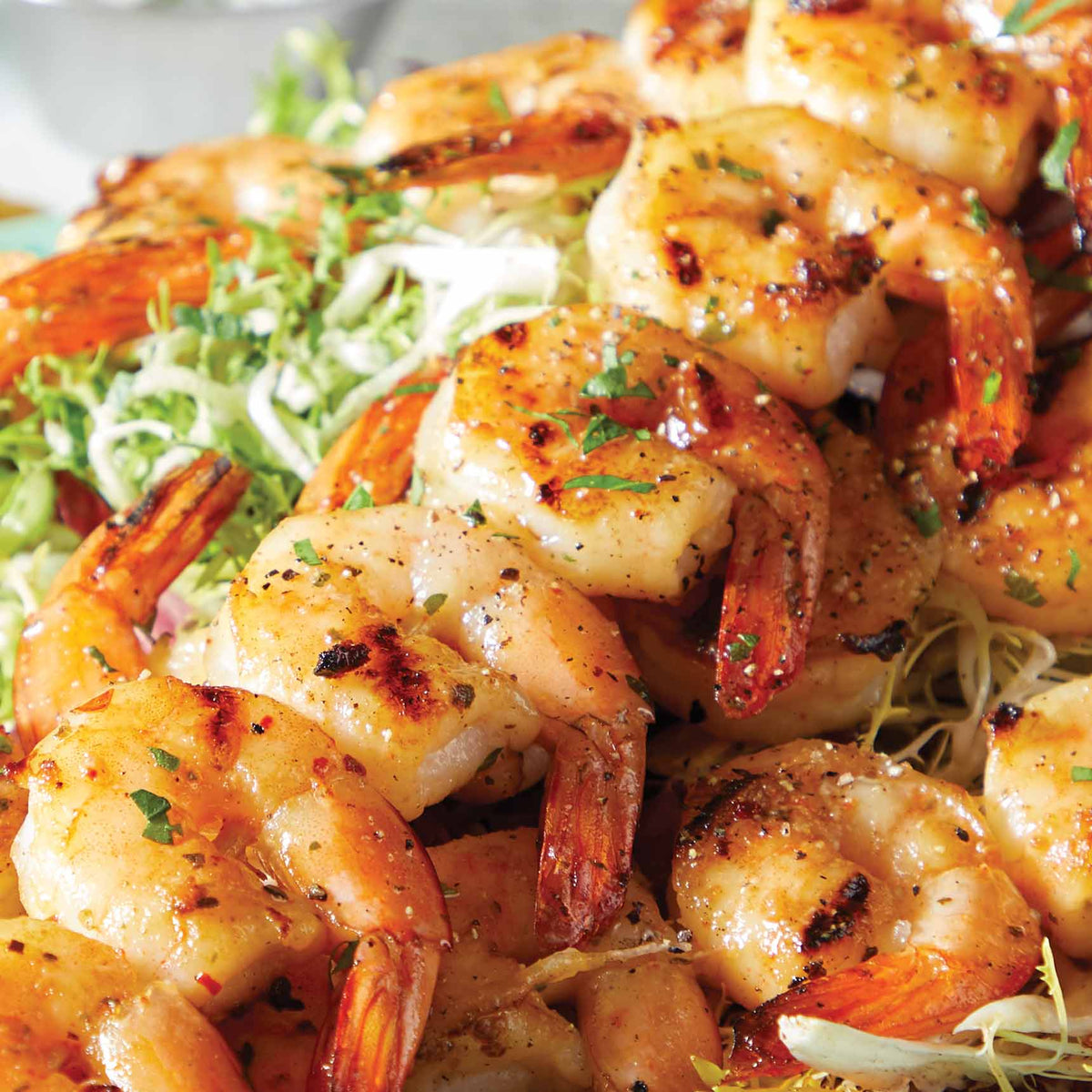 Herb and Garlic Shrimp Skewers