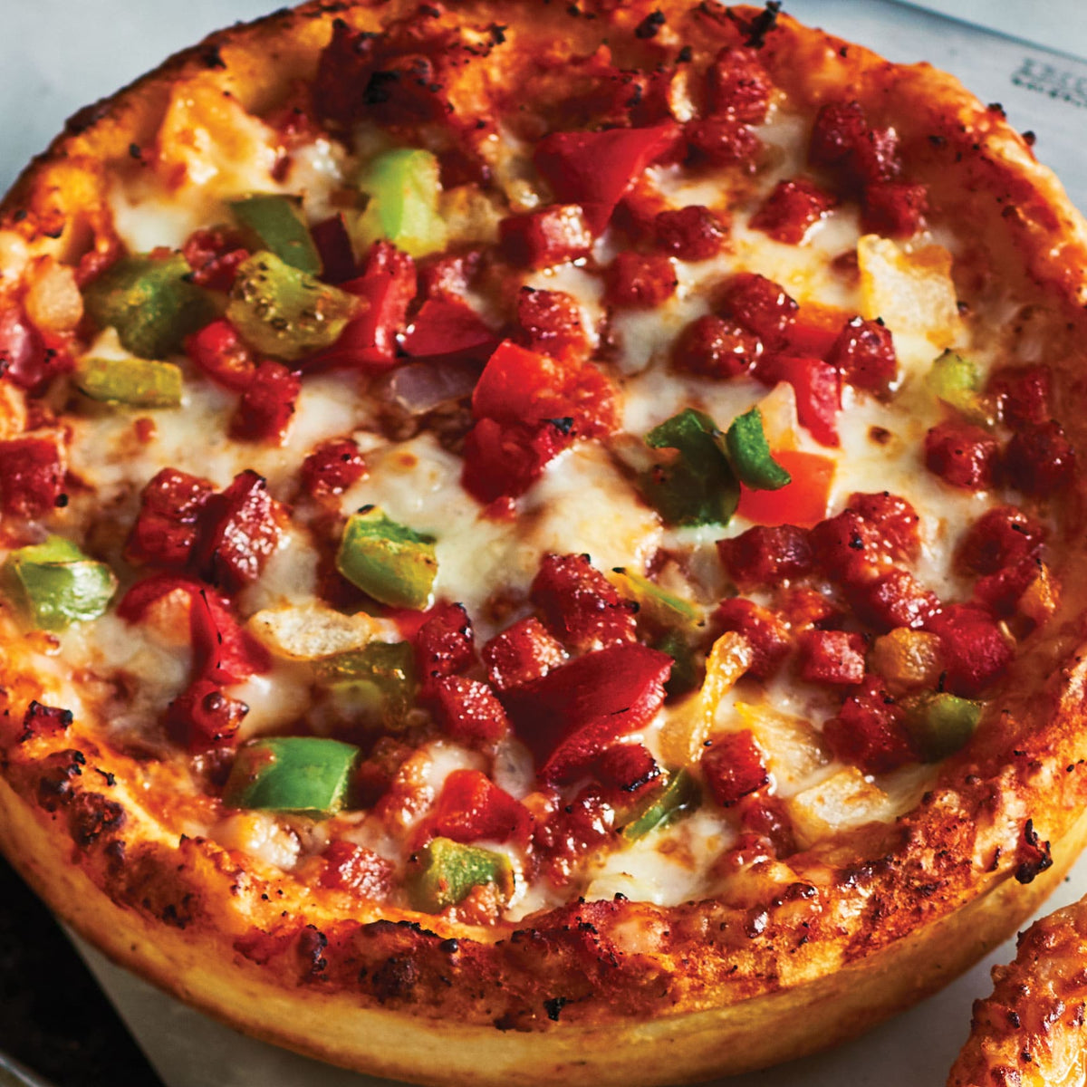 Deep Dish Deluxe Pizza