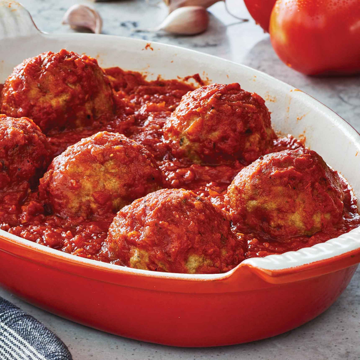 Gourmet Meatballs in Tomato Sauce