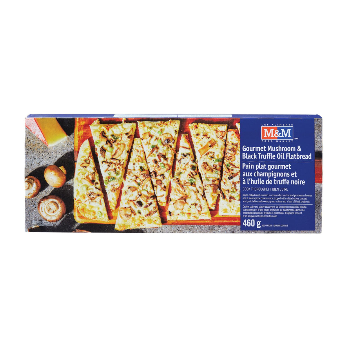 Gourmet Mushroom and Black Truffle Oil Flatbread