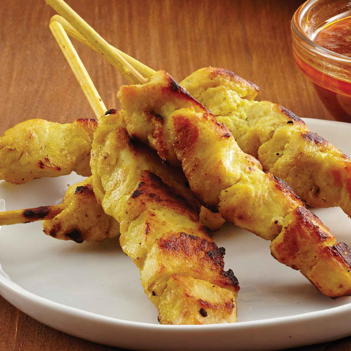 Chicken Satay with Peanut Sauce