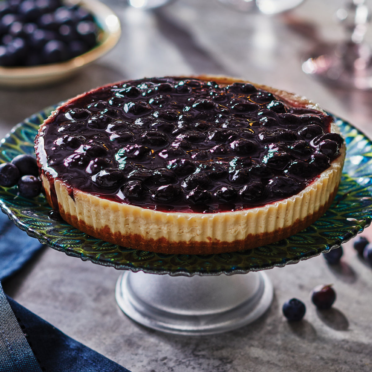 Blueberry Bliss Cheezecake