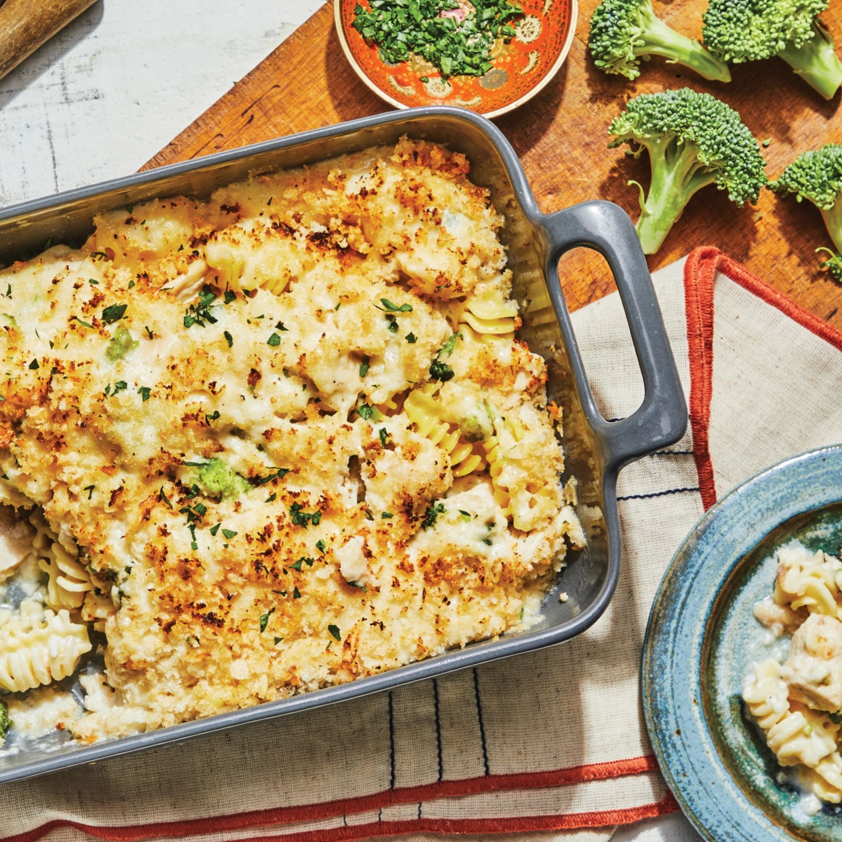 Chicken & Broccoli Pasta Bake