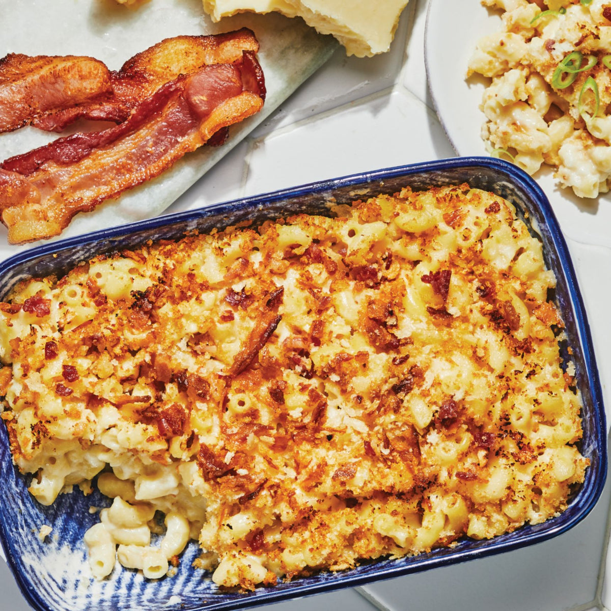 White Cheddar Mac & Cheese with Bacon