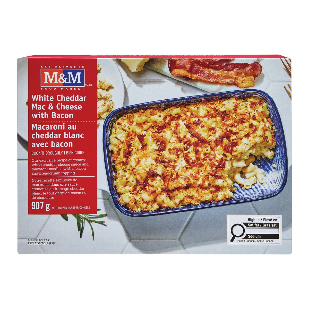 White Cheddar Mac & Cheese with Bacon