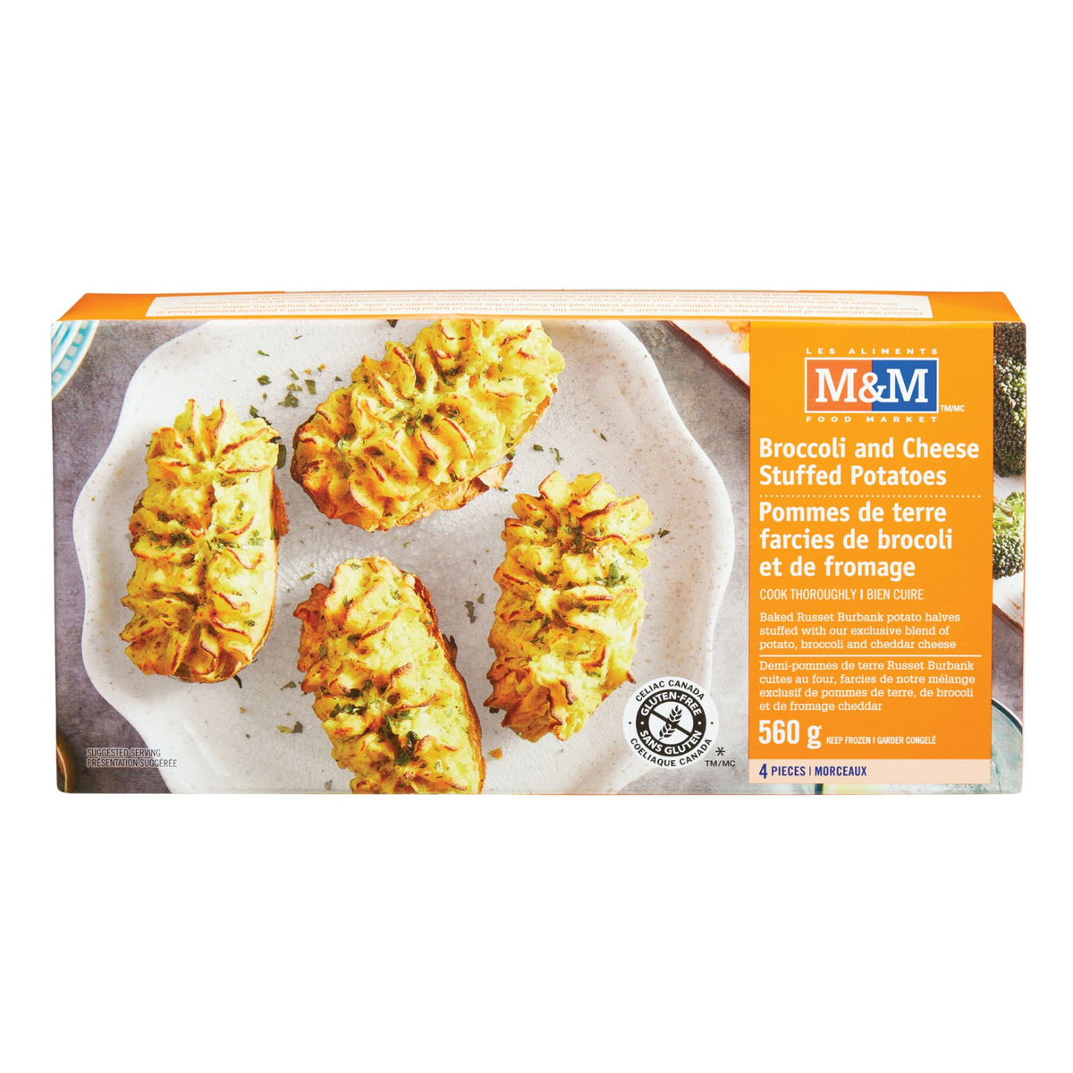 Broccoli and Cheese Stuffed Potatoes