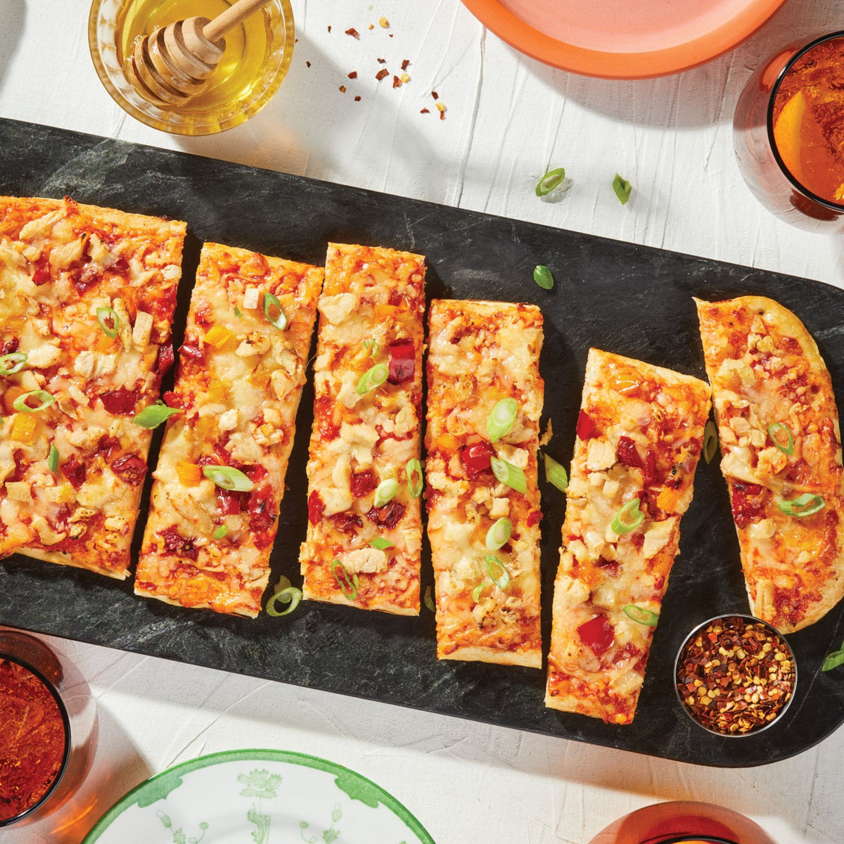 Hot Honey & Chicken Flatbread