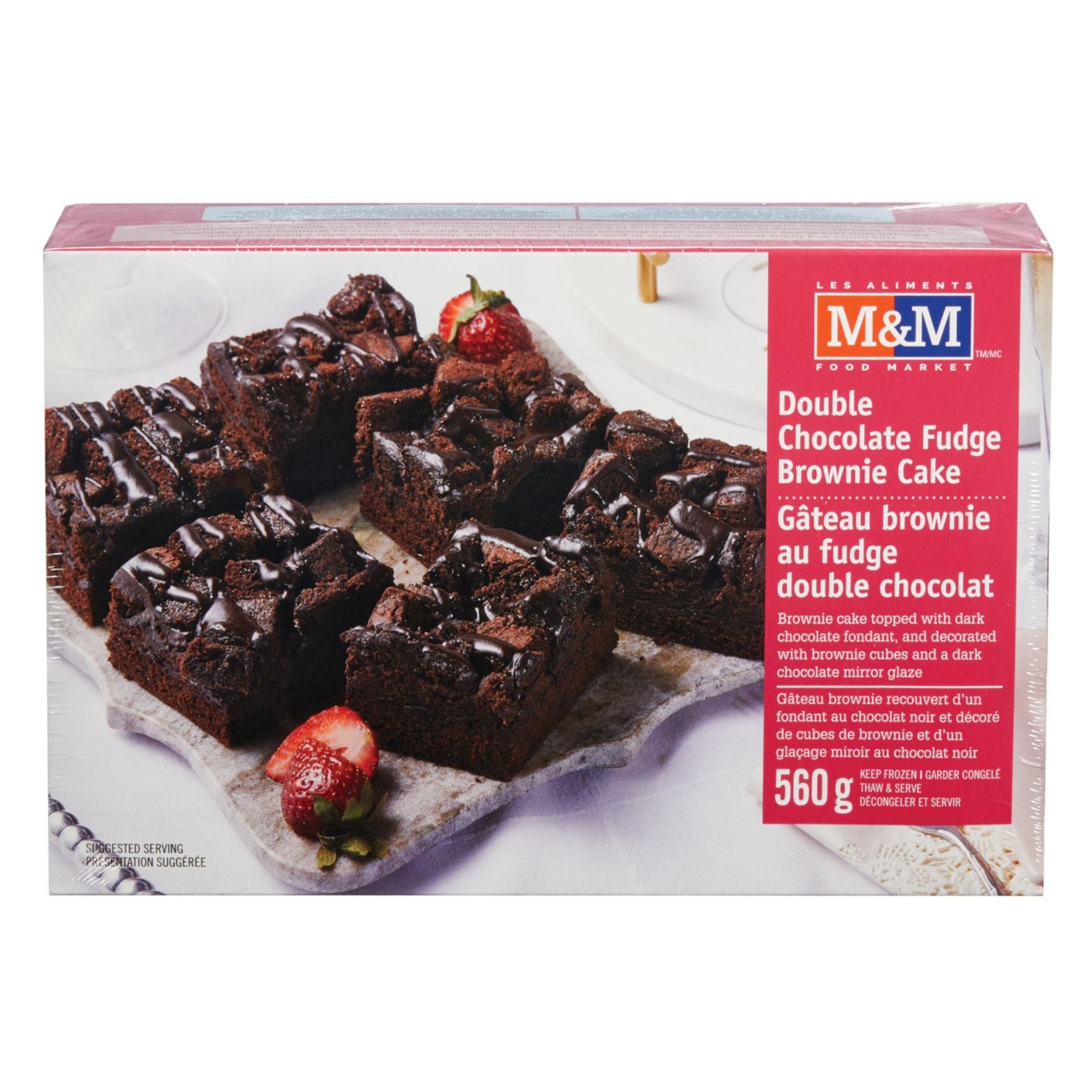 Double Chocolate Fudge Brownie Cake