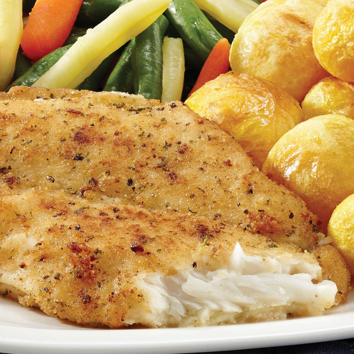 Lightly Crusted Lemon Pepper Sole