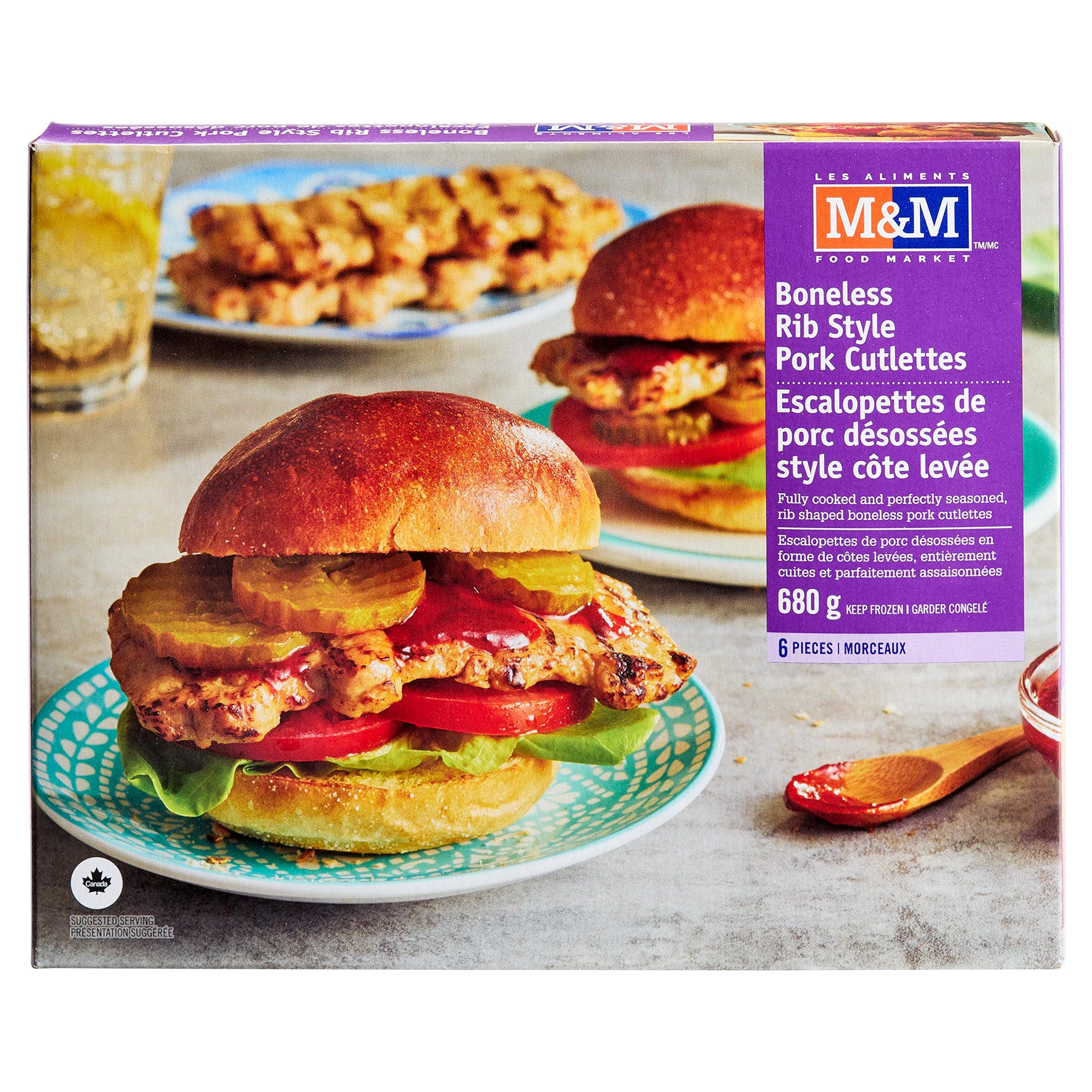 Boneless Rib Style Pork Cutlettes