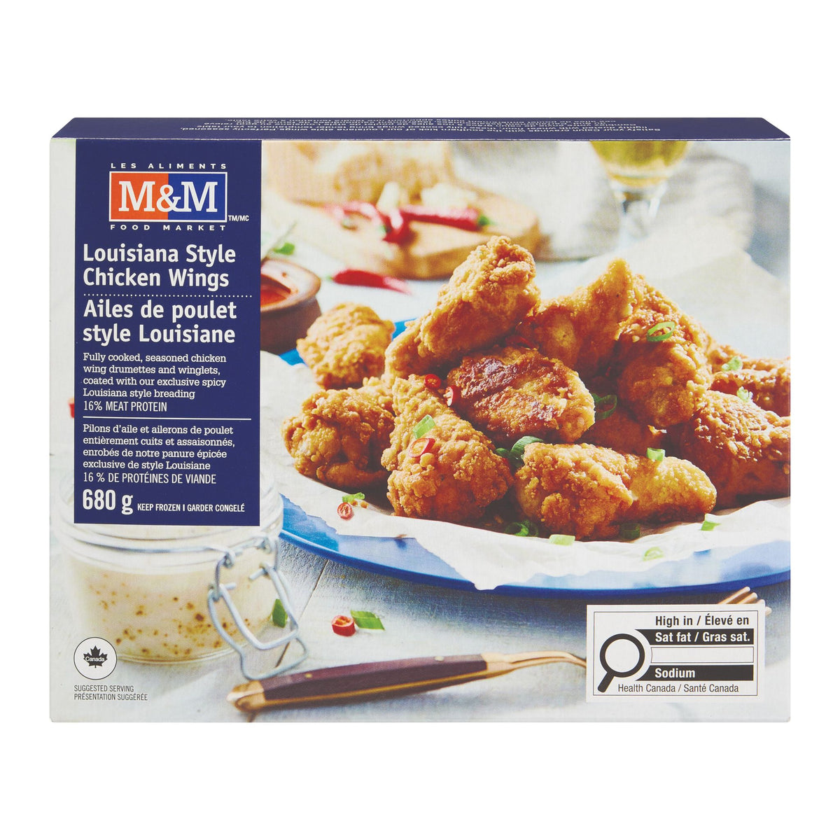 Louisiana Style Chicken Wings