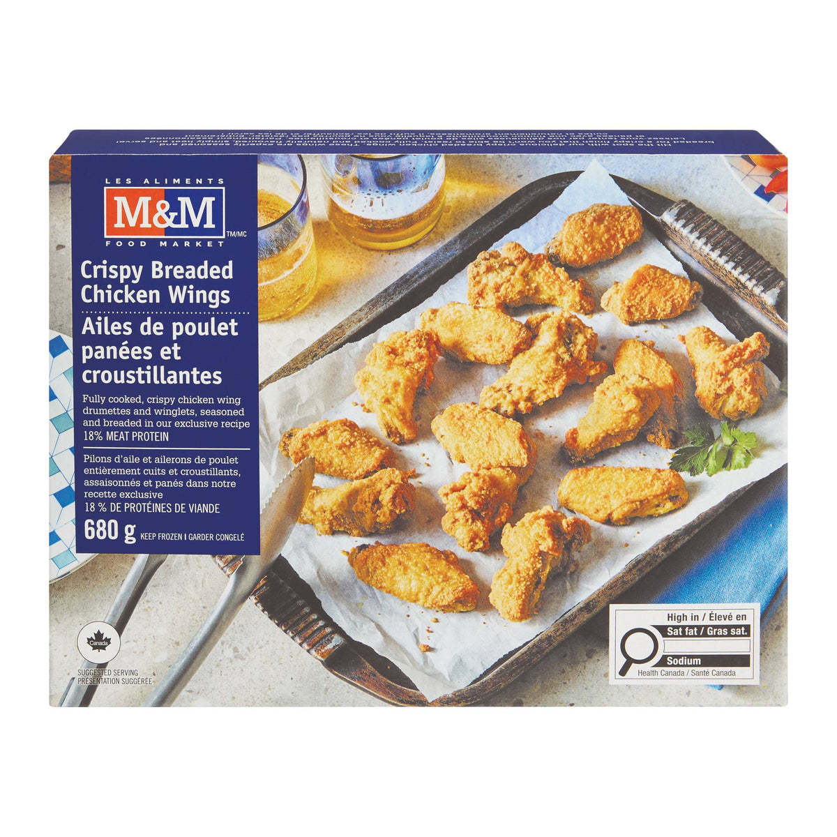 Crispy Breaded Chicken Wings