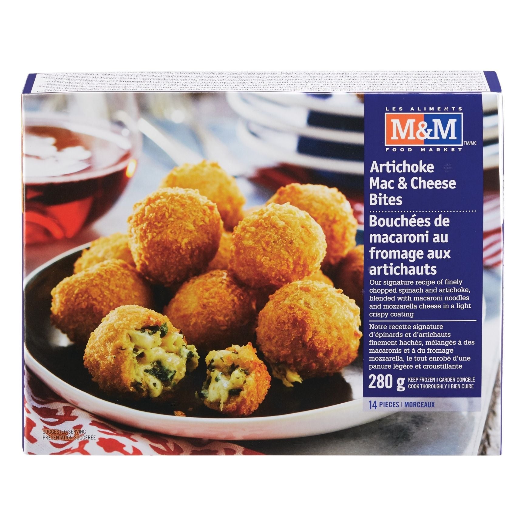 Artichoke Mac & Cheese Bites