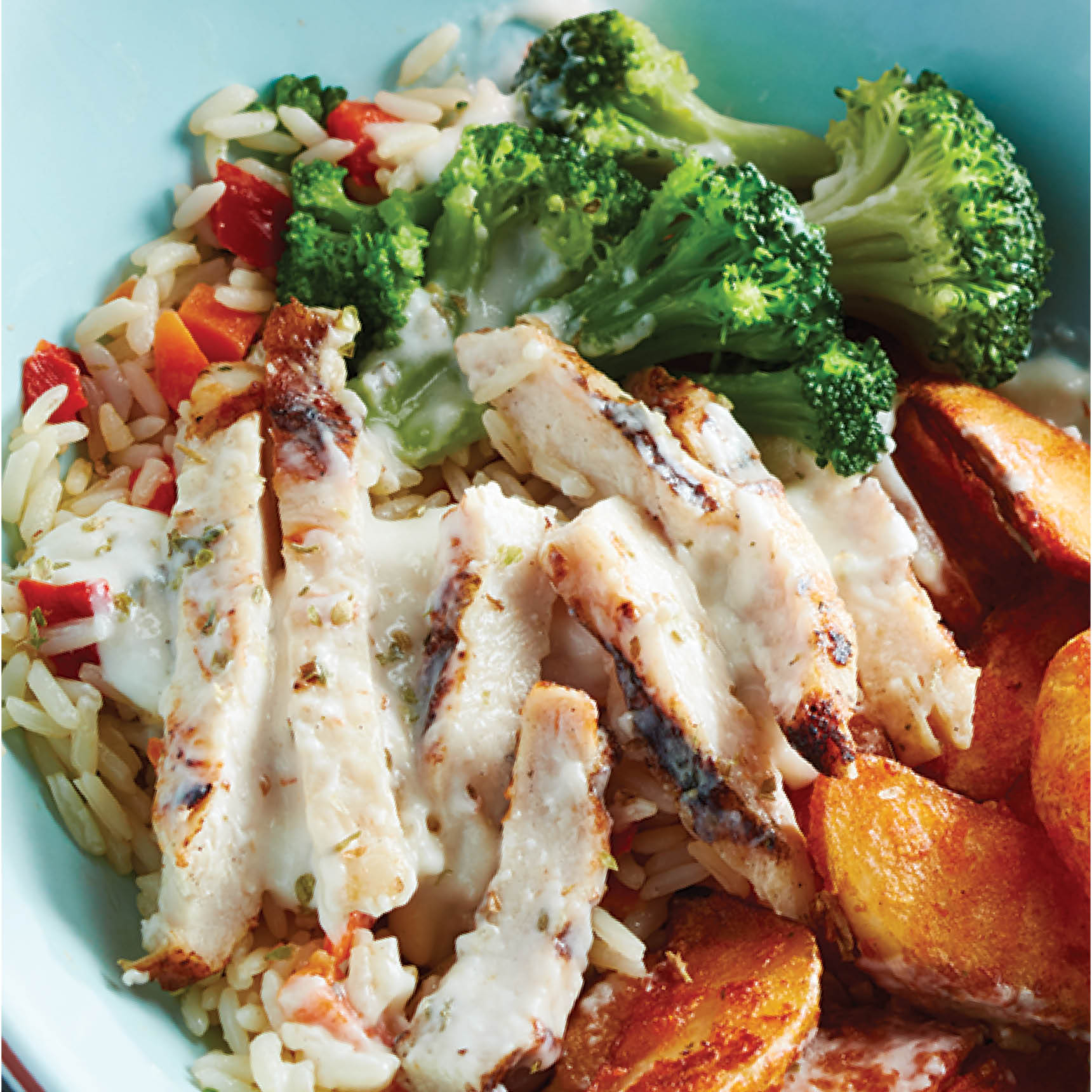 Mediterranean Style Chicken & Rice
