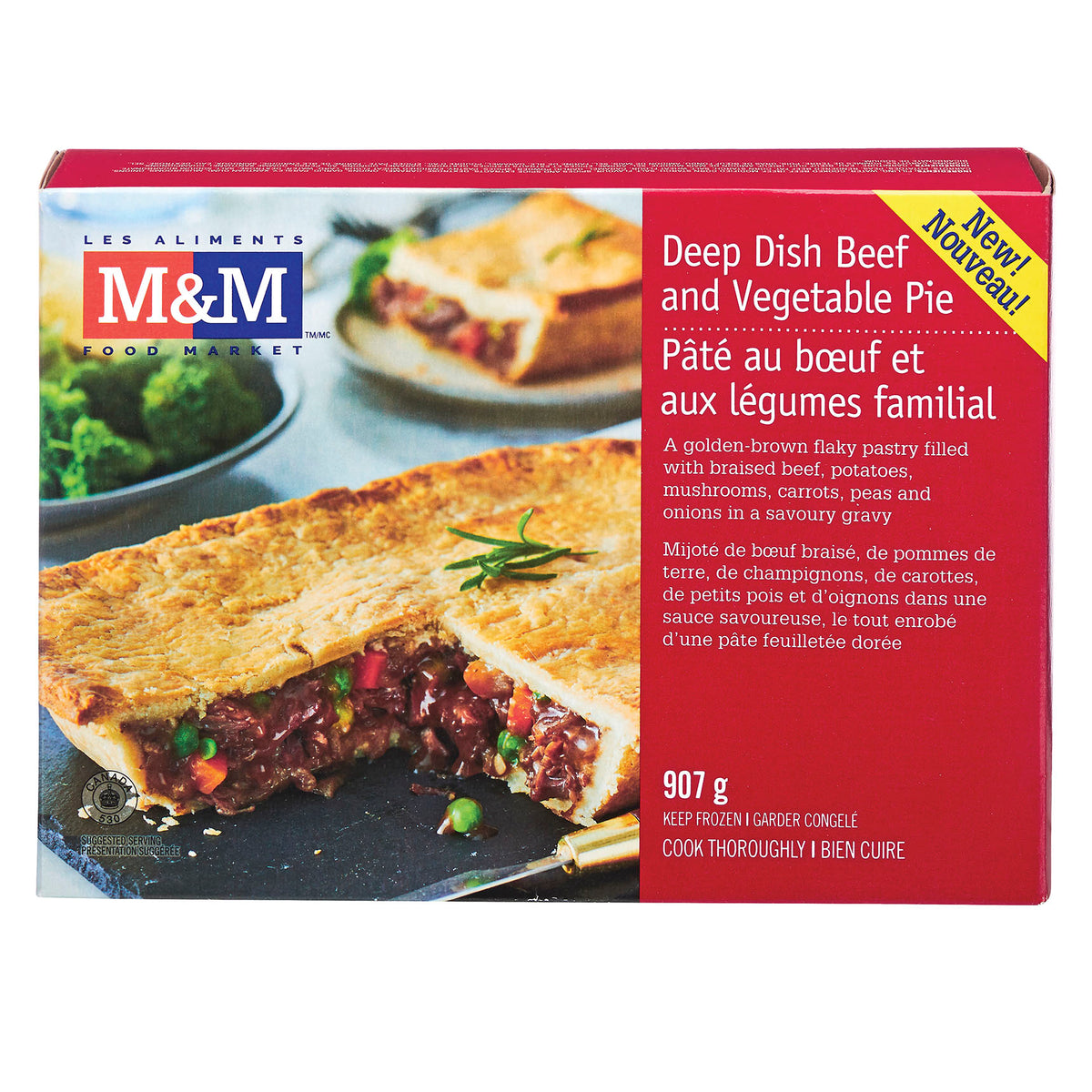 Deep Dish Beef and Vegetable Pie
