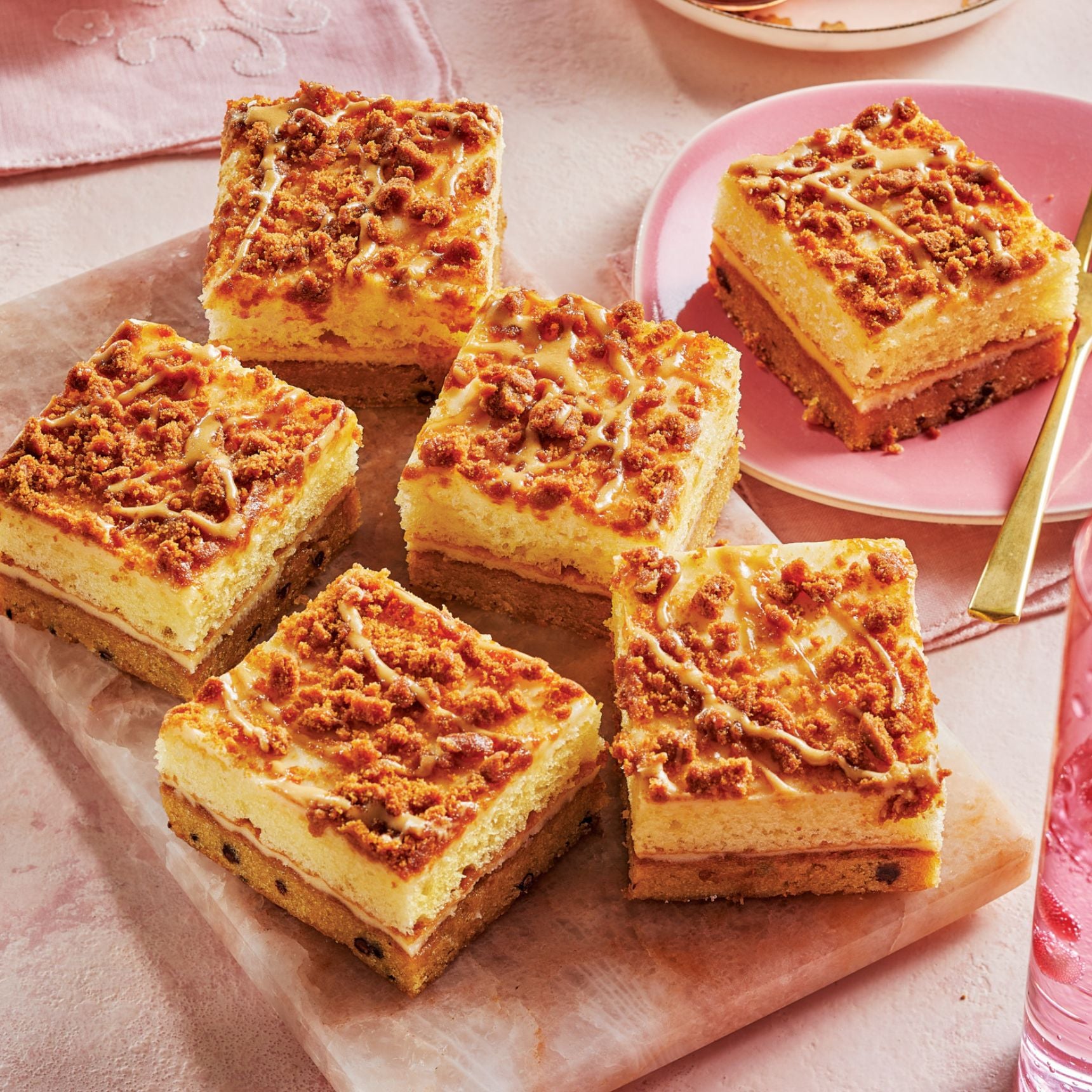 Cookie Butter Blondie Cake