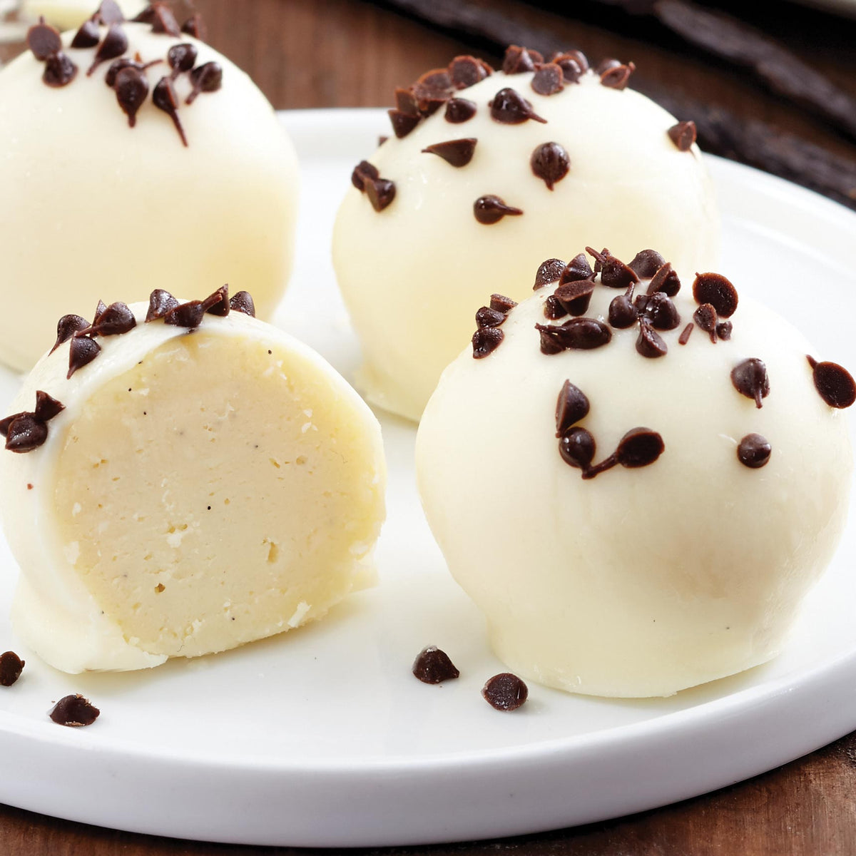 Vanilla Bean Cheesecake Bites