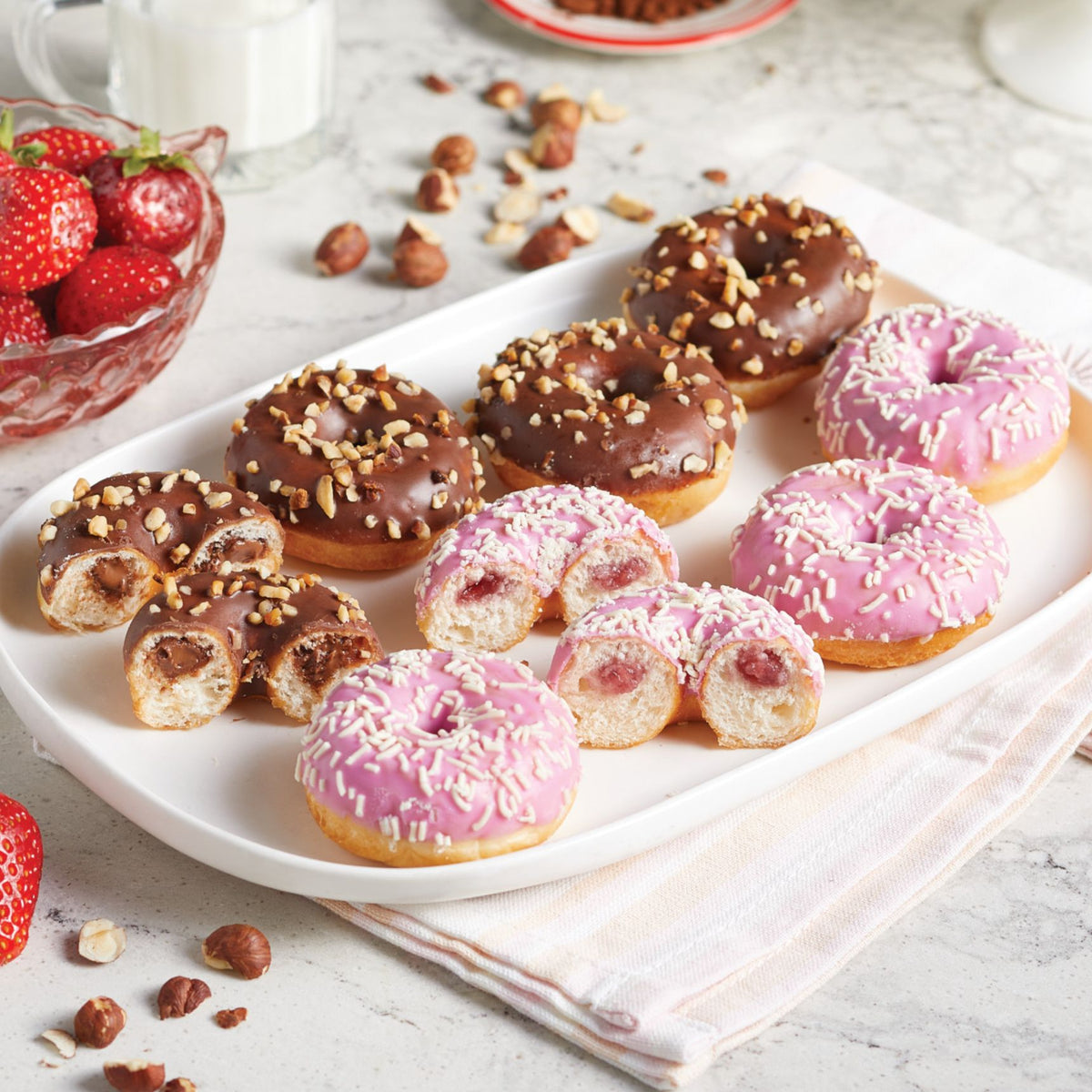 Mini Filled Donuts