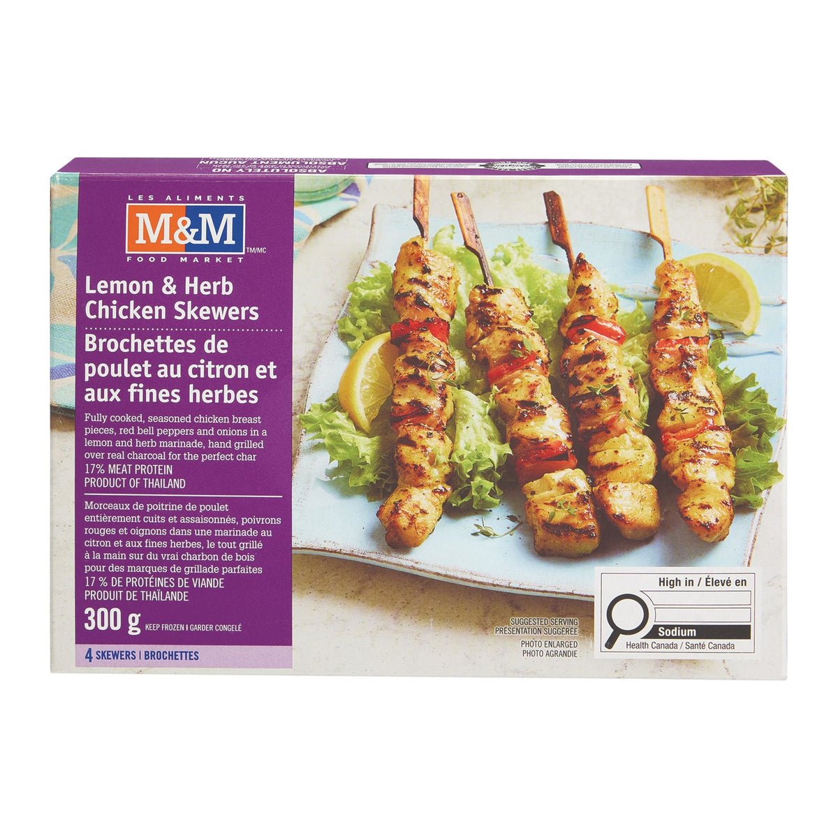 Lemon & Herb Chicken Skewers