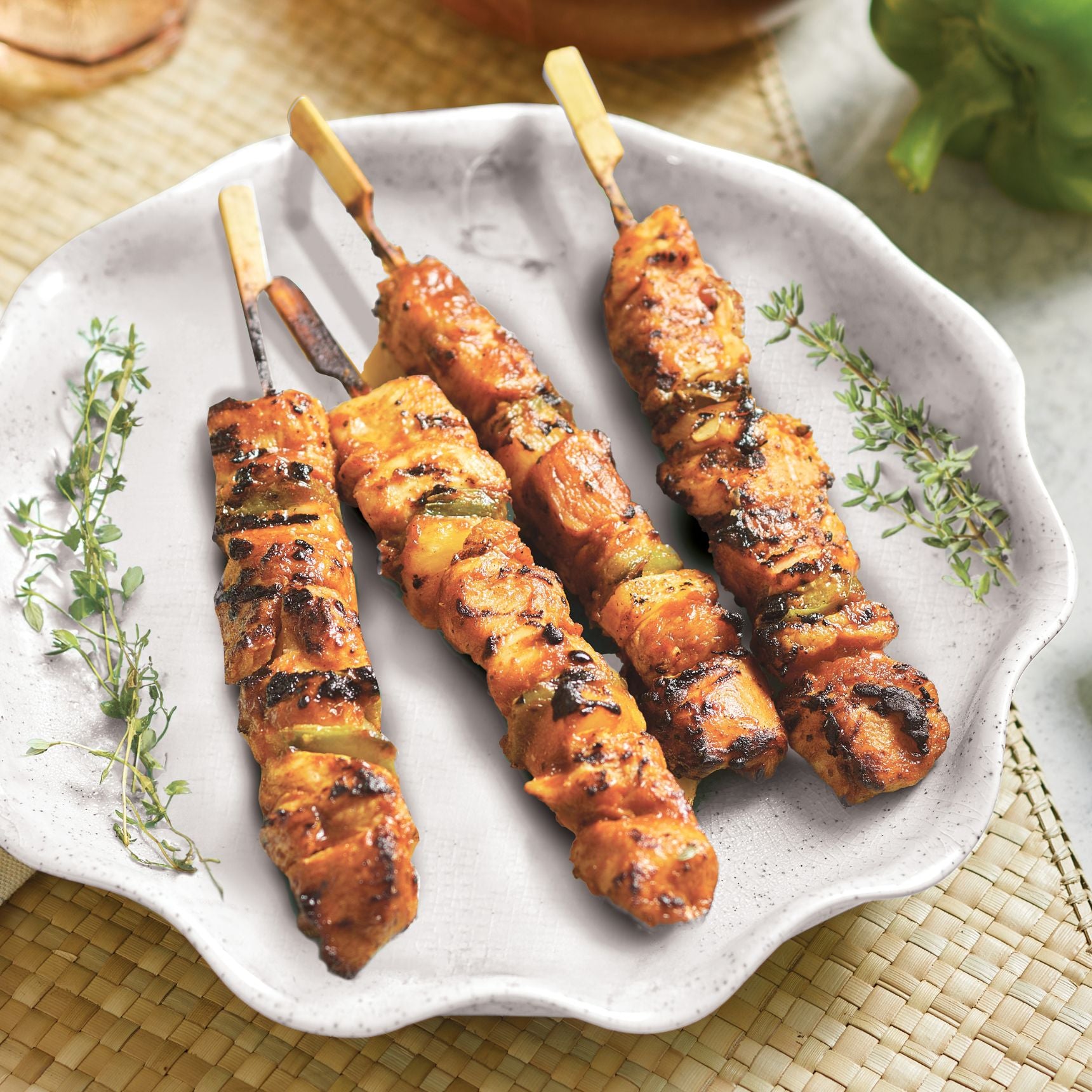 Island Style Chicken Skewers