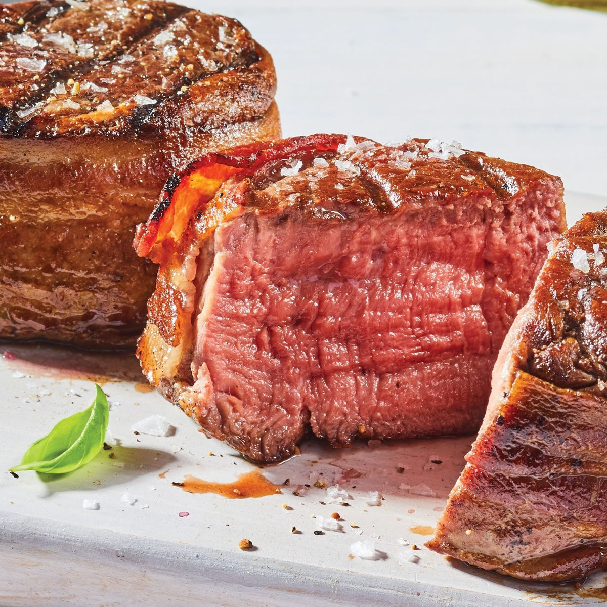 Bacon Wrapped Beef Filet Mignons