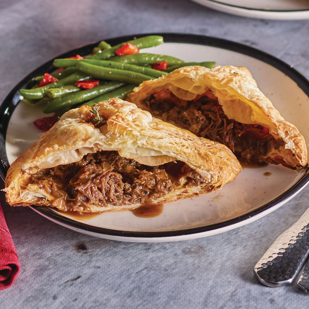 Braised Beef Wellington