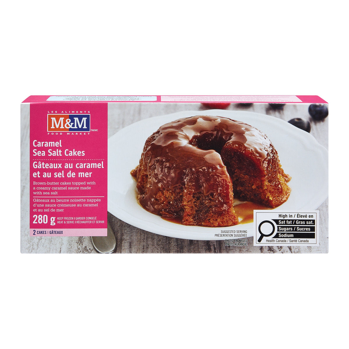 Caramel Sea Salt Cakes