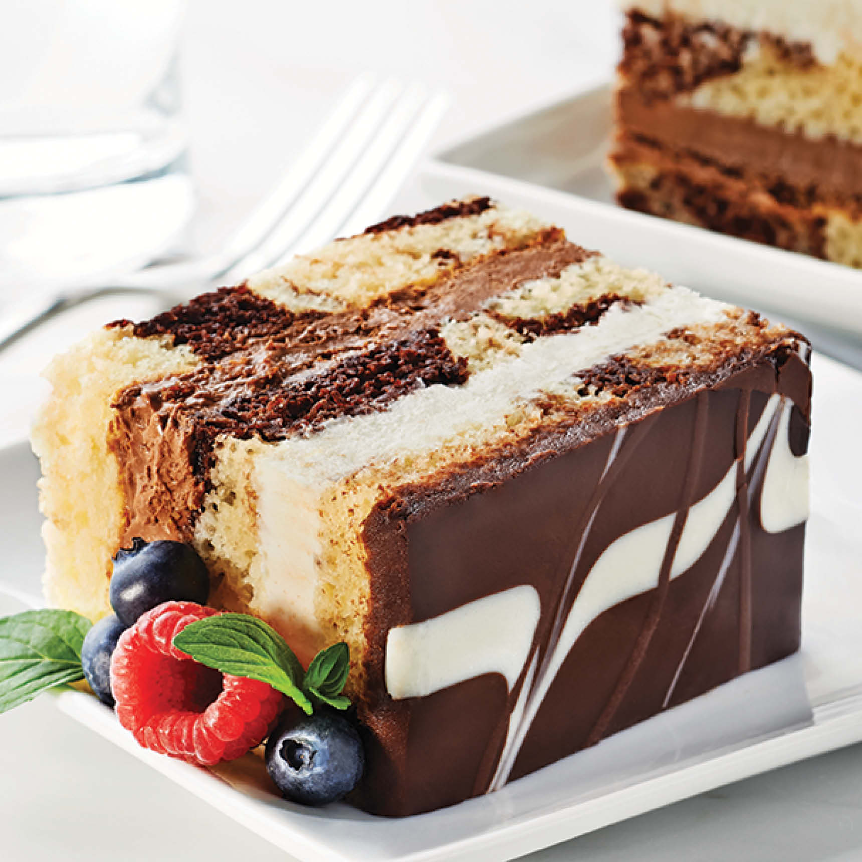 TOO TALL® Tuxedo Truffle Cake