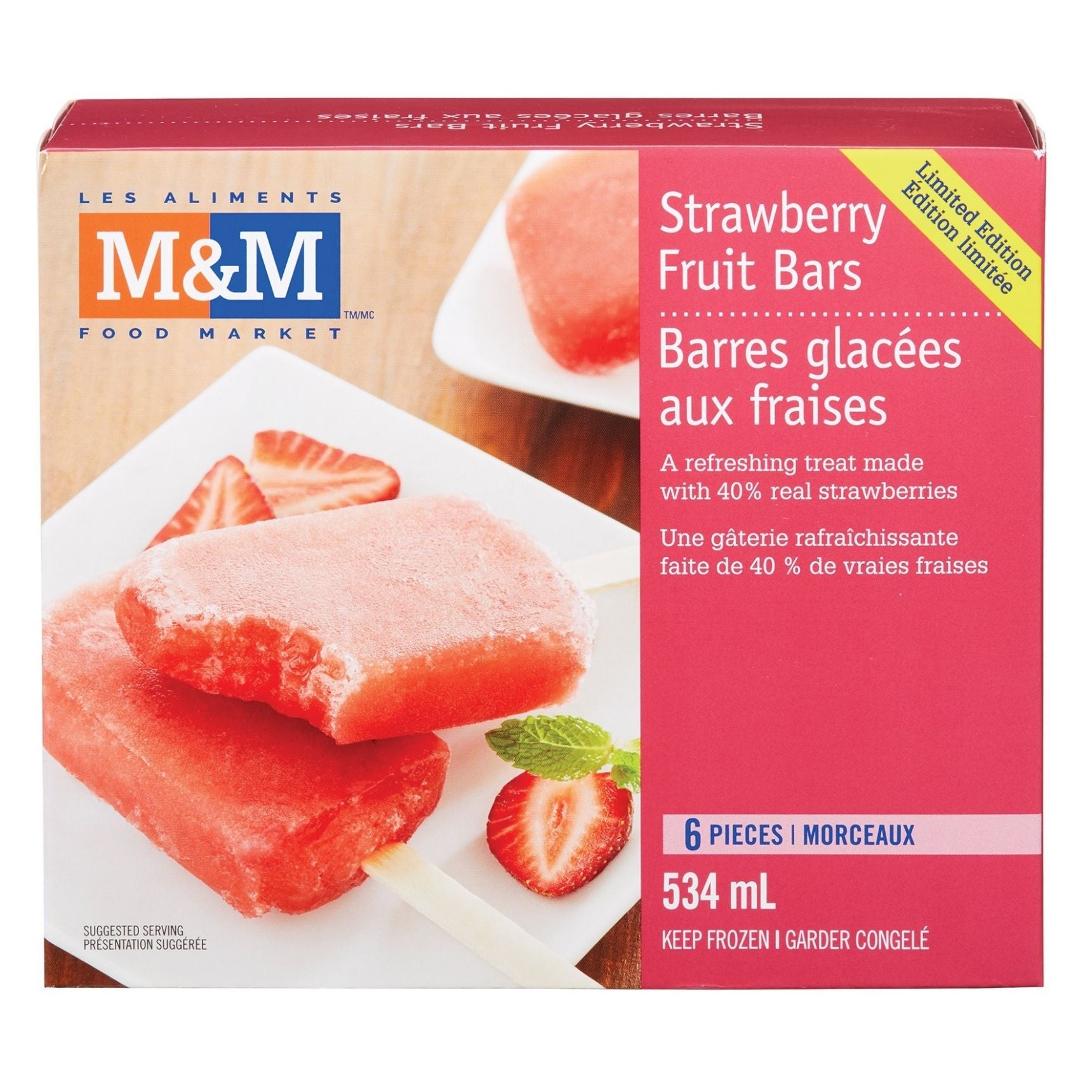 Strawberry Fruit Juice Bars