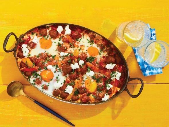 Meatball Shakshuka