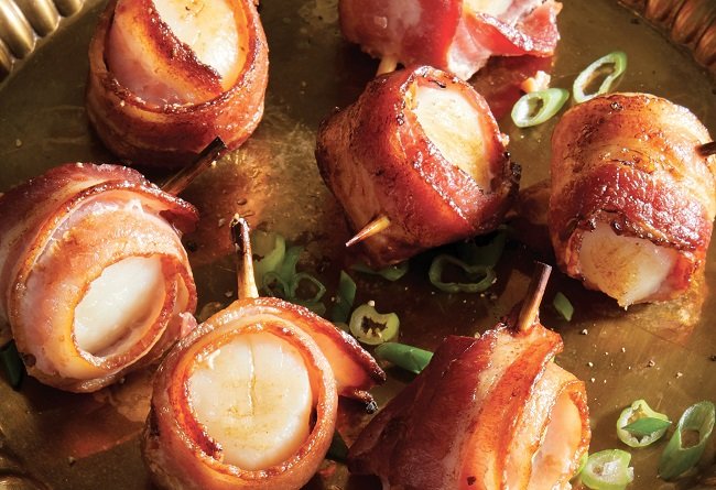 Bacon Wrapped Scallops